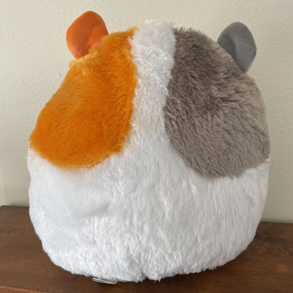 Squishmallow 12" Everett Guinea Pig Fuzz A Mallow Tri-Color Pet Plush Cat Calico - Picture 6 of 9